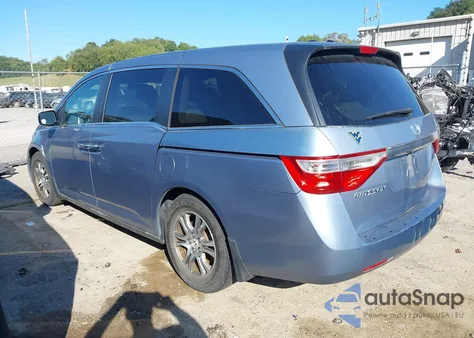 2012 Honda Odyssey Ex-L from USA, damaged, VIN 5FNRL5H61CB137054